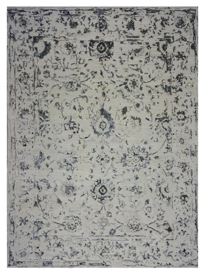 Artisan Venus1 Ivory Transitional Knotted Rug - Rugs - Artisan - Atlanta Designer Rugs