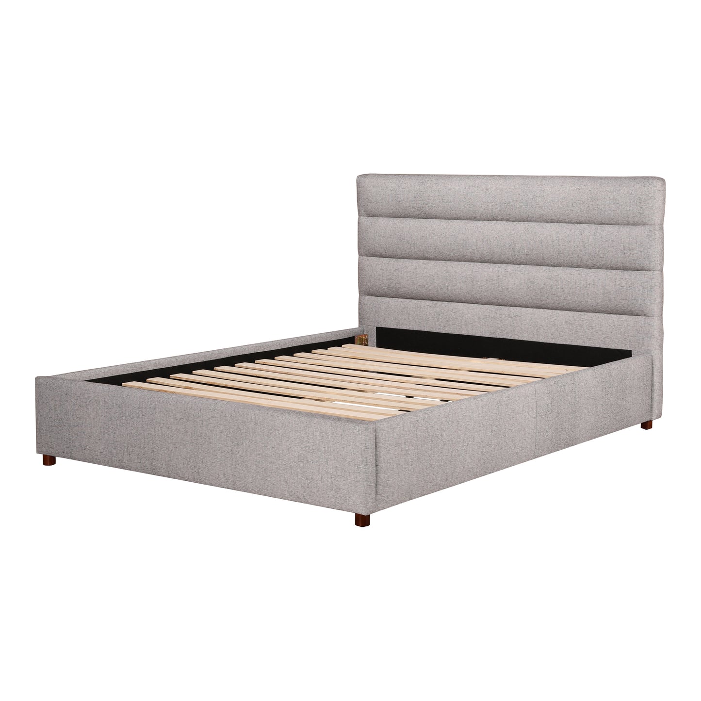 Moes Home Beds Takio Grey Contemporary Furniture