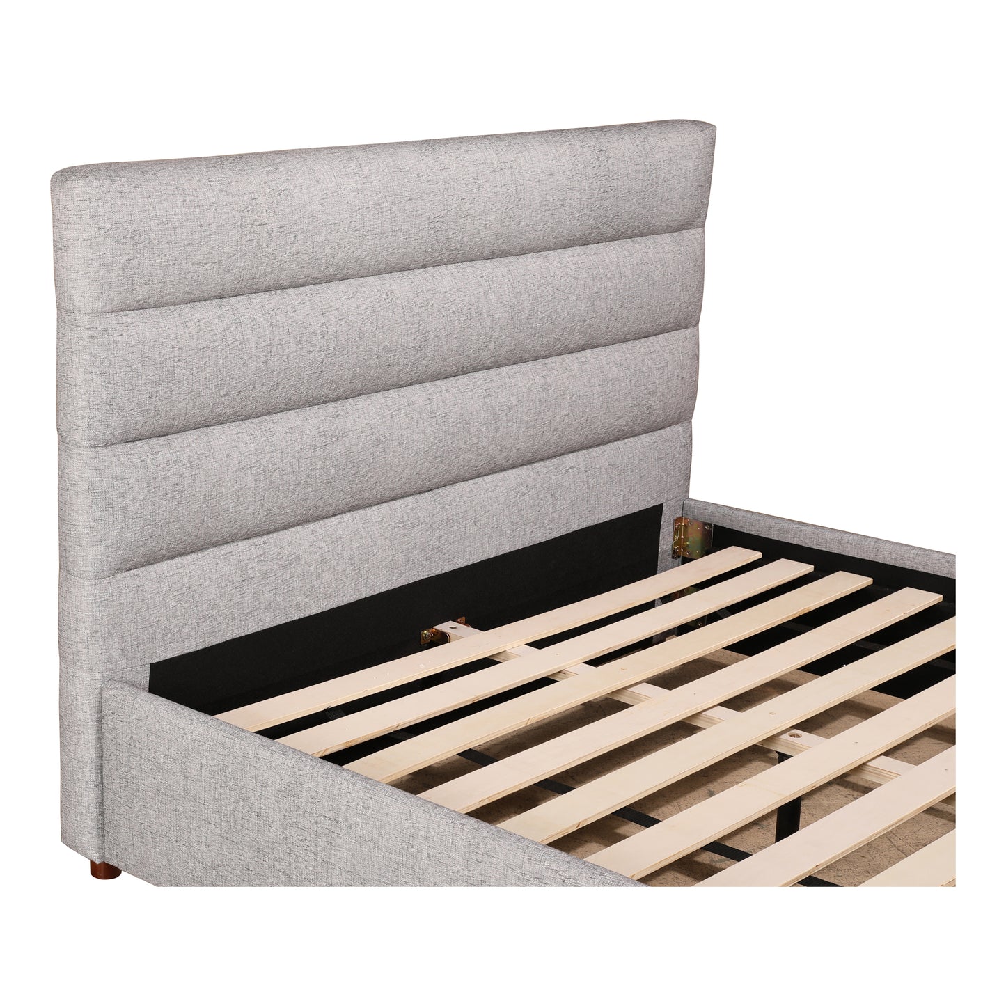 Moes Home Beds Takio Grey Contemporary Furniture