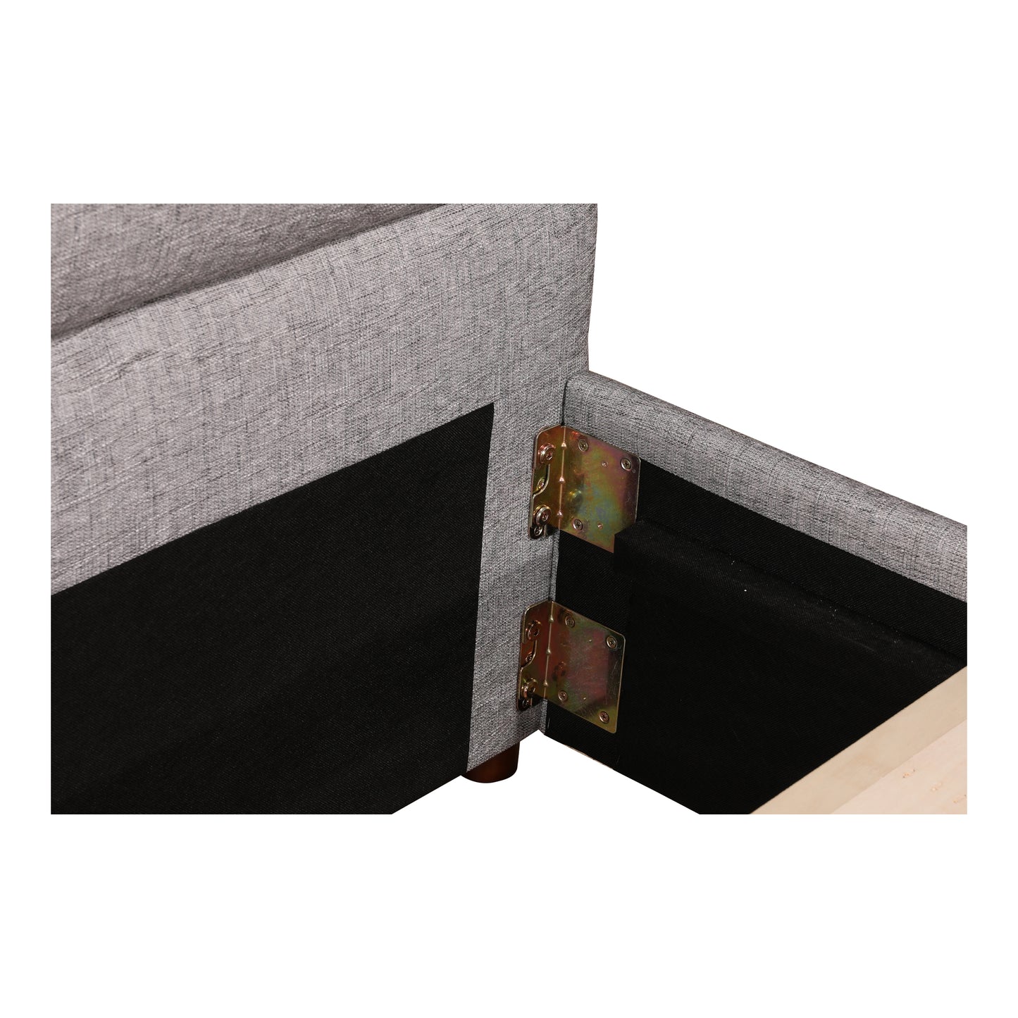 Moes Home Beds Takio Grey Contemporary Furniture