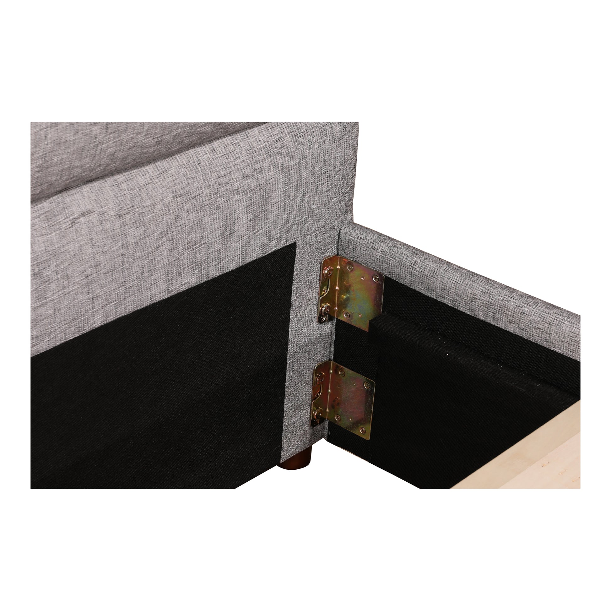 Moes Home Beds Takio Grey Contemporary Furniture