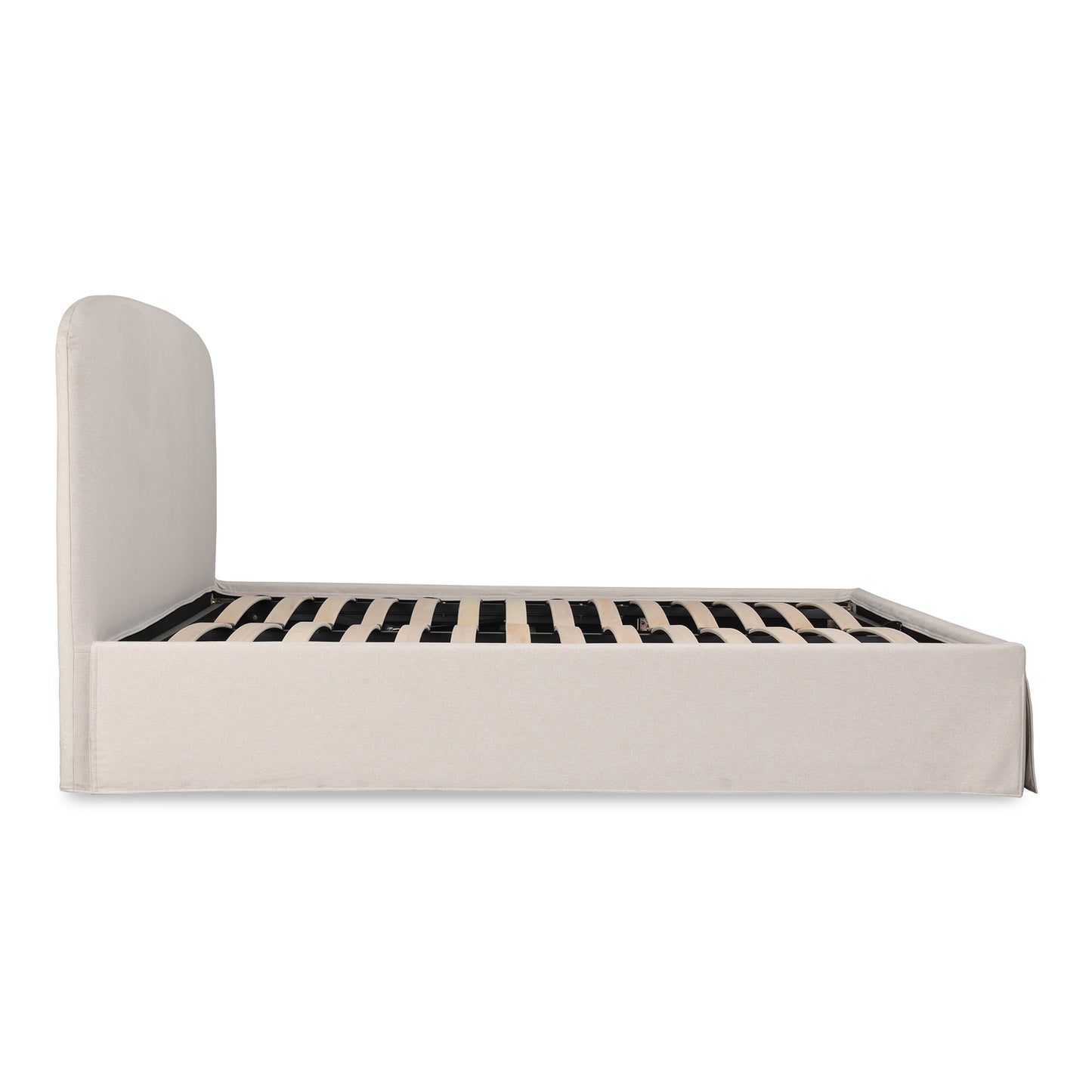 Moes Home Beds JOAN White Contemporary Furniture