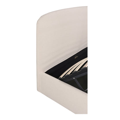 Moes Home Beds JOAN White Contemporary Furniture