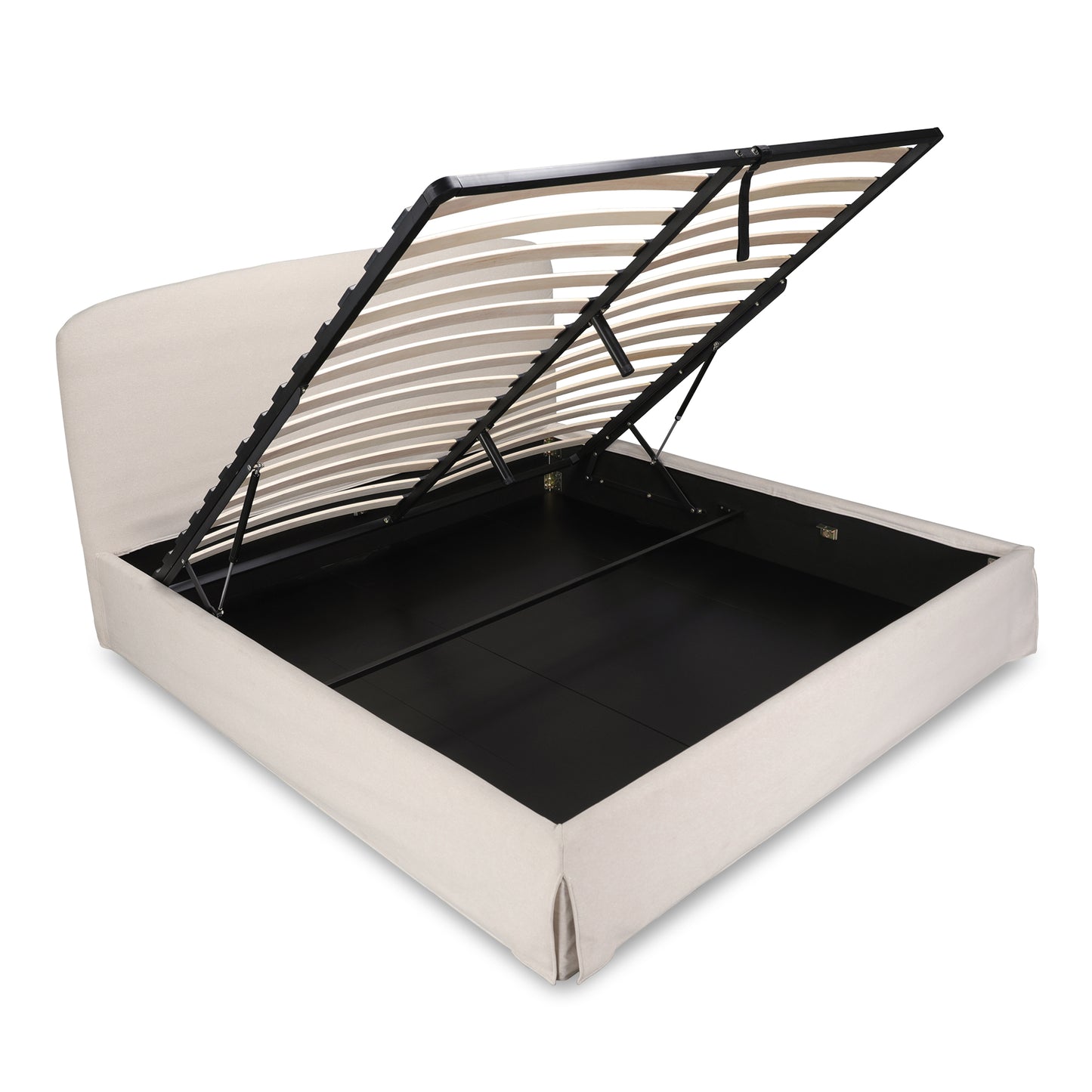 Moes Home Beds JOAN White Contemporary Furniture
