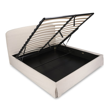 Moes Home Beds JOAN White Contemporary Furniture