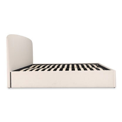 Moes Home Beds JOAN White Contemporary Furniture