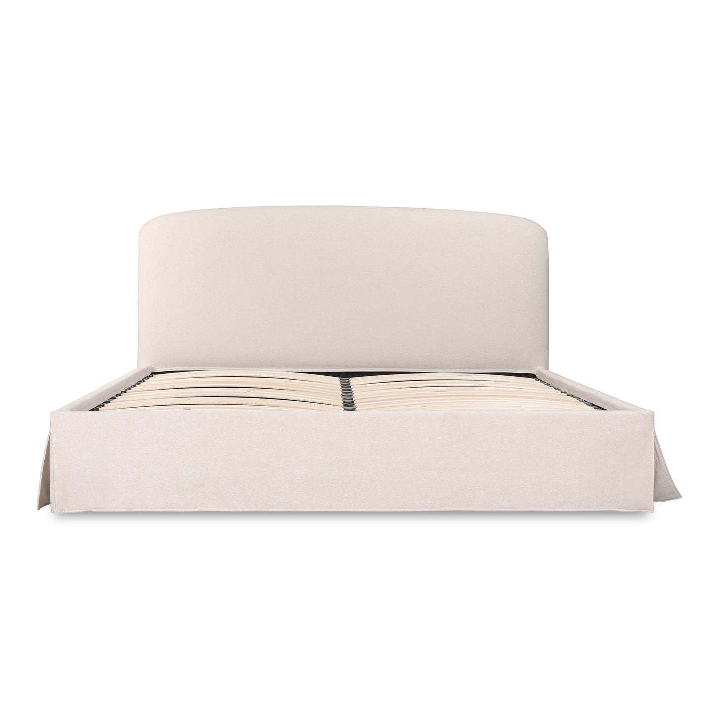 Moes Home Beds JOAN White Contemporary Furniture