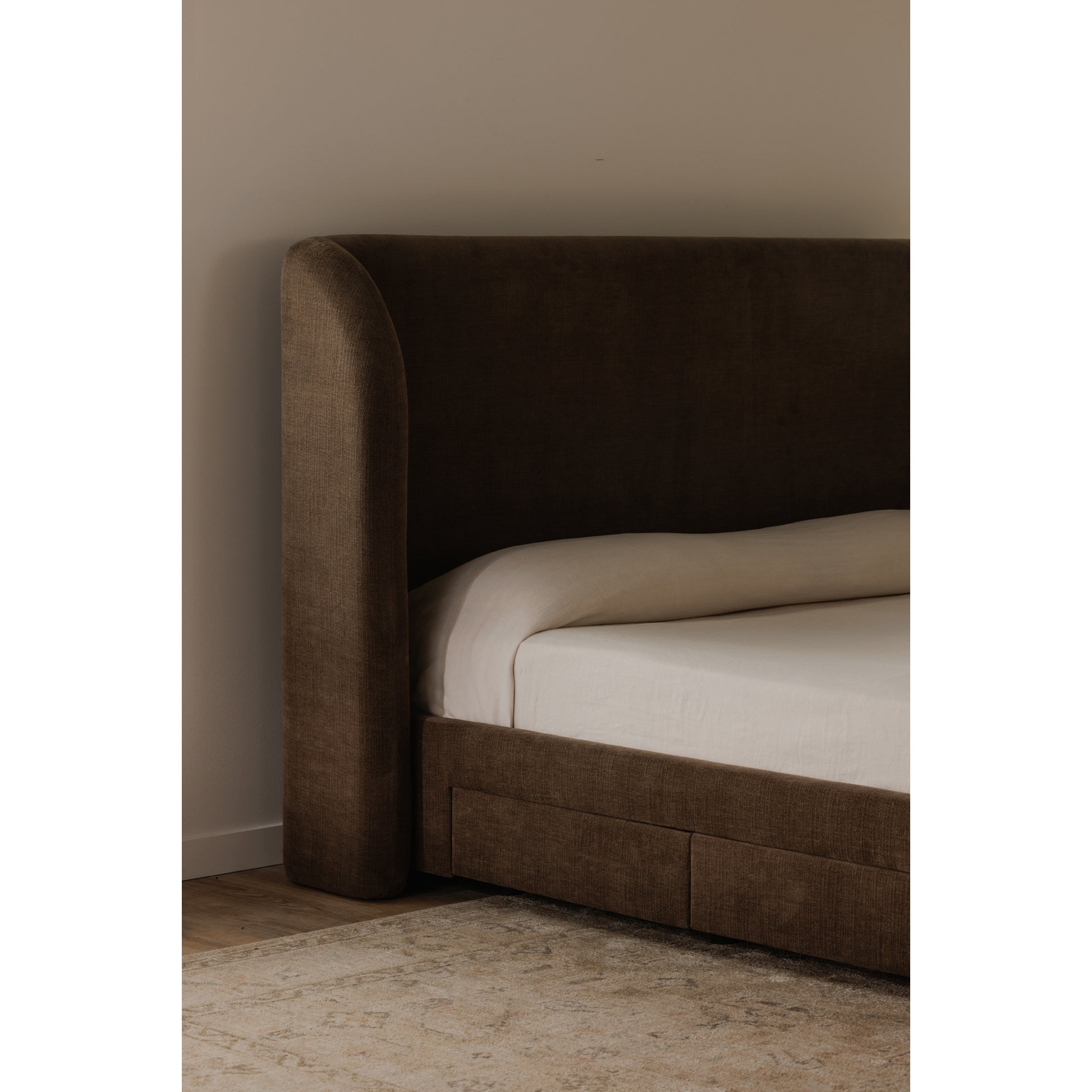 Moes Home Beds Sophia Brown Contemporary Furniture