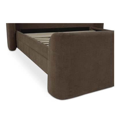 Moes Home Beds Sophia Brown Contemporary Furniture