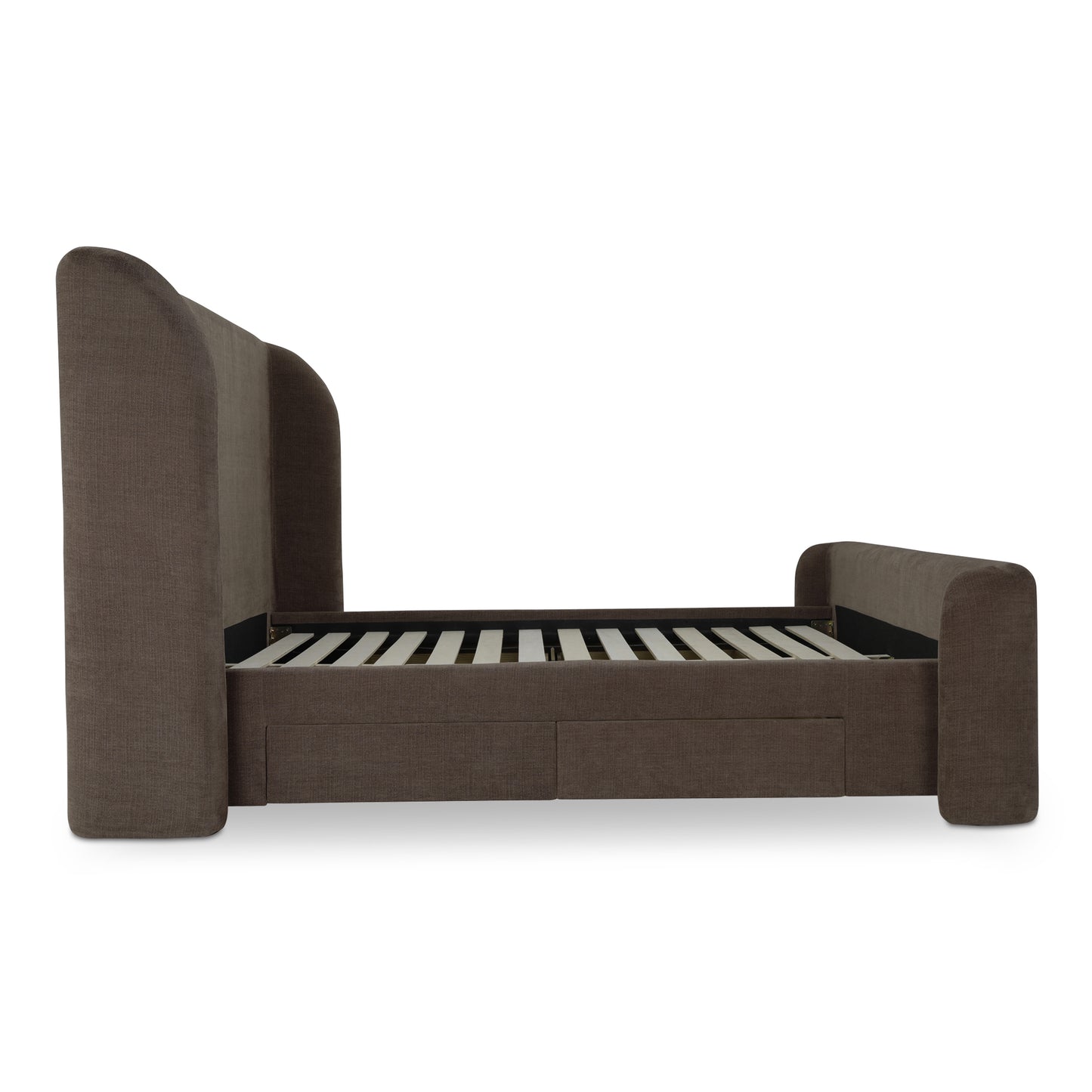 Moes Home Beds Sophia Brown Contemporary Furniture
