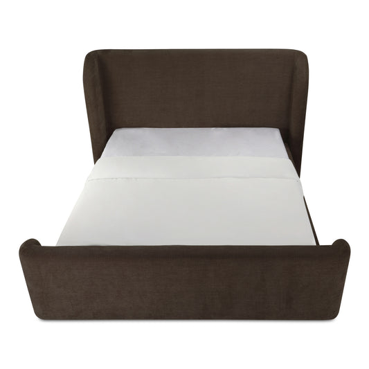 Moes Home Beds Sophia Brown Contemporary Furniture