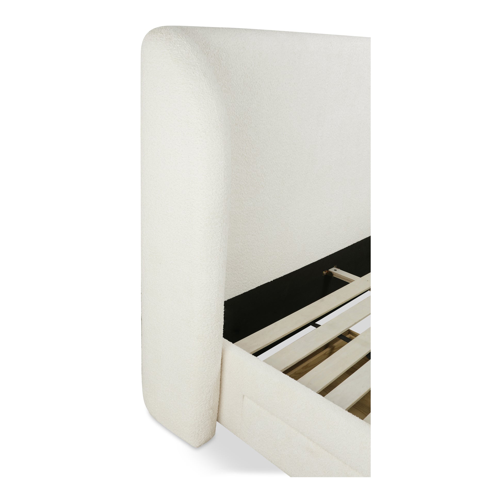 Moes Home Beds Sophia White Contemporary Furniture