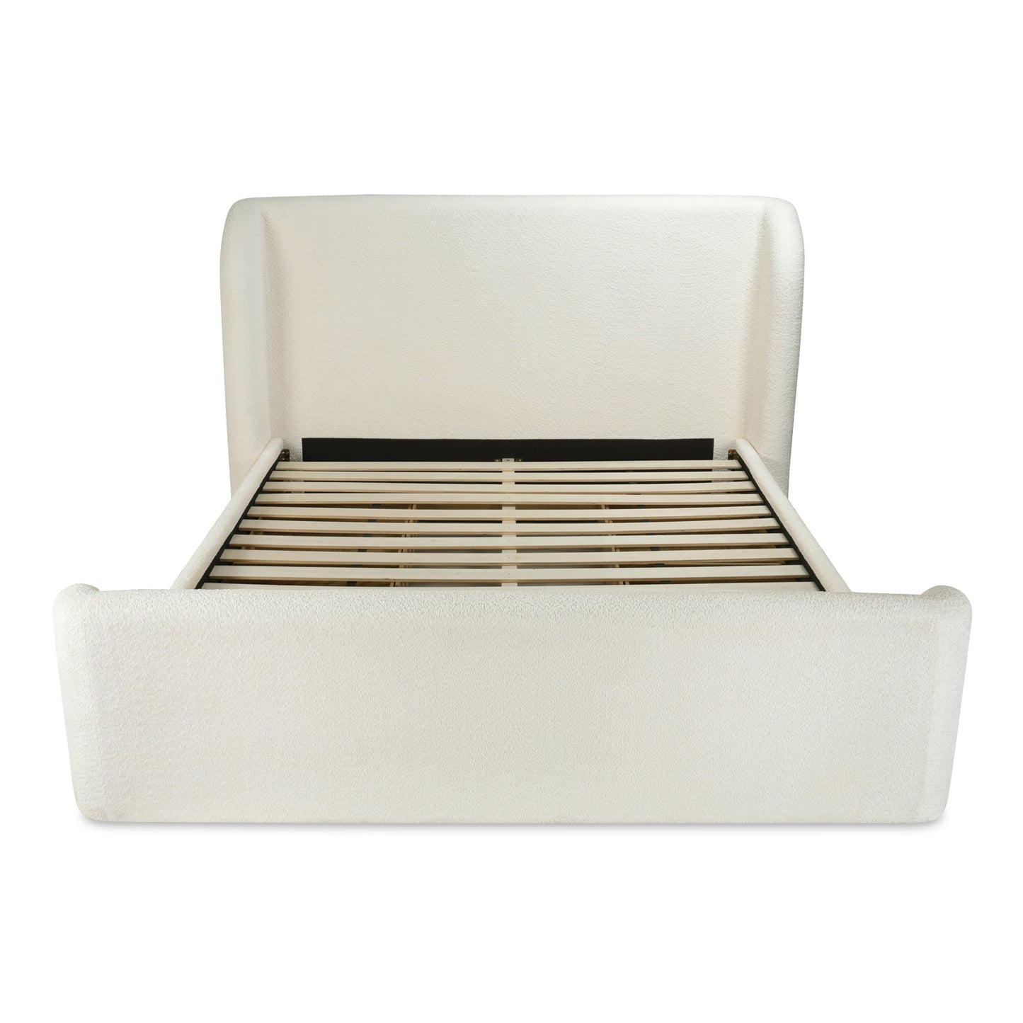 Moes Home Beds Sophia White Contemporary Furniture