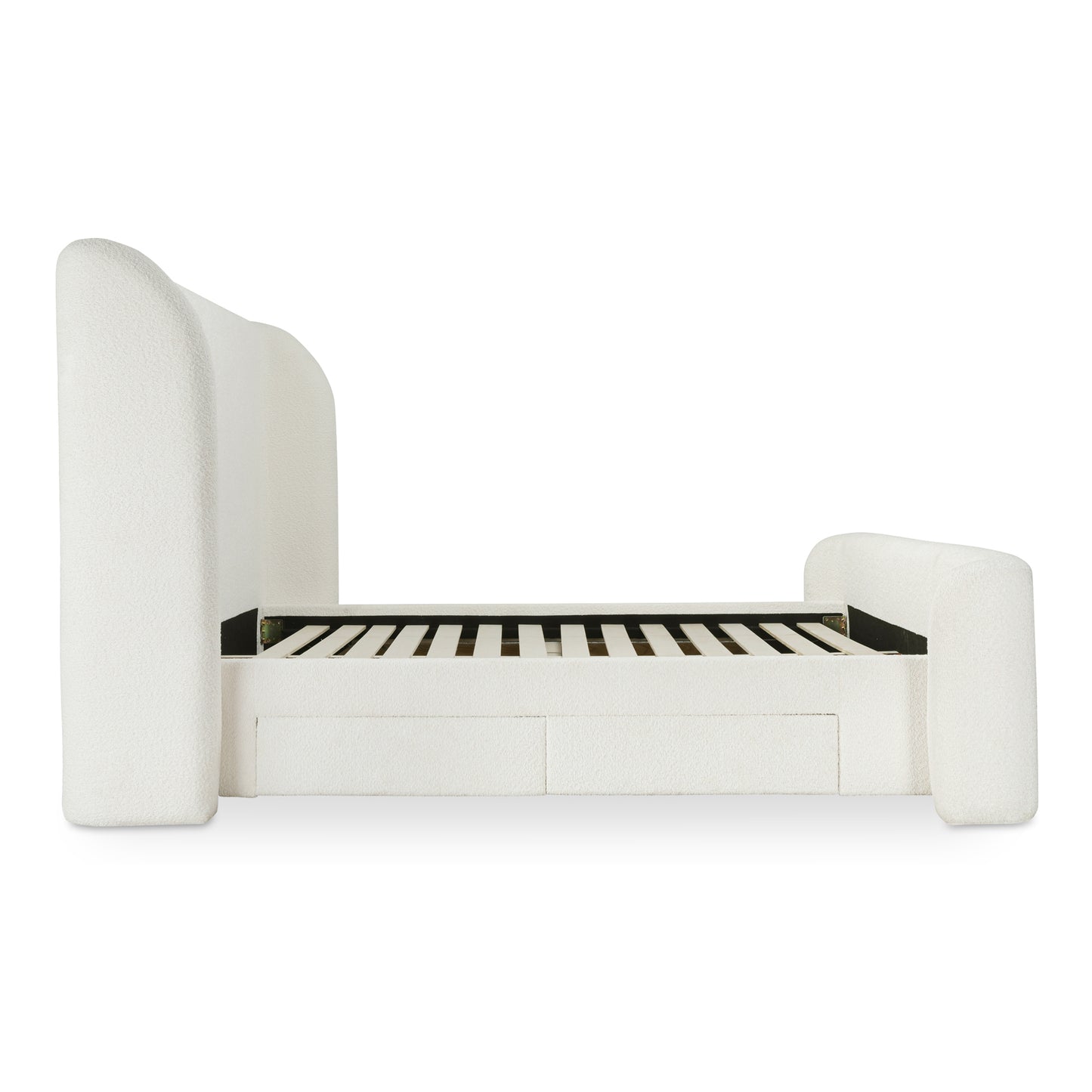 Moes Home Beds Sophia White Contemporary Furniture