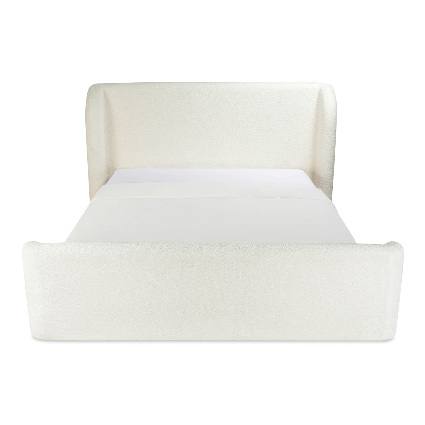 Moes Home Beds Sophia White Contemporary Furniture