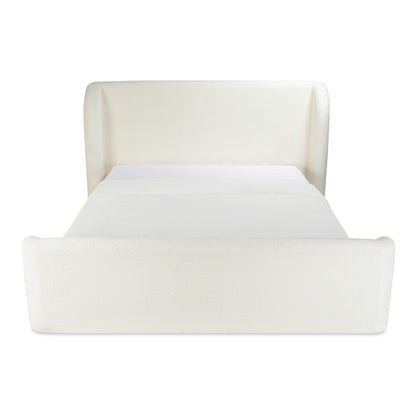 Moes Home Beds Sophia White Contemporary Furniture