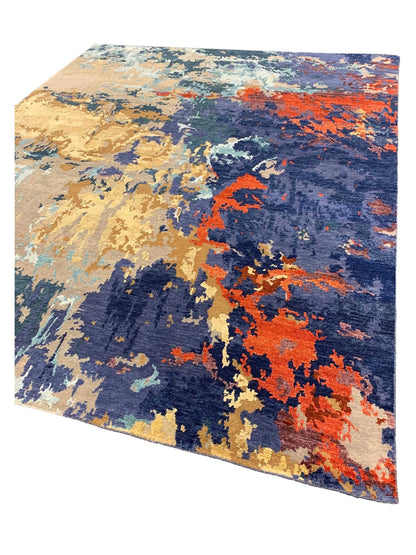 Artisan Toni Multi Transitional Knotted Rug - Rugs - Artisan - Atlanta Designer Rugs