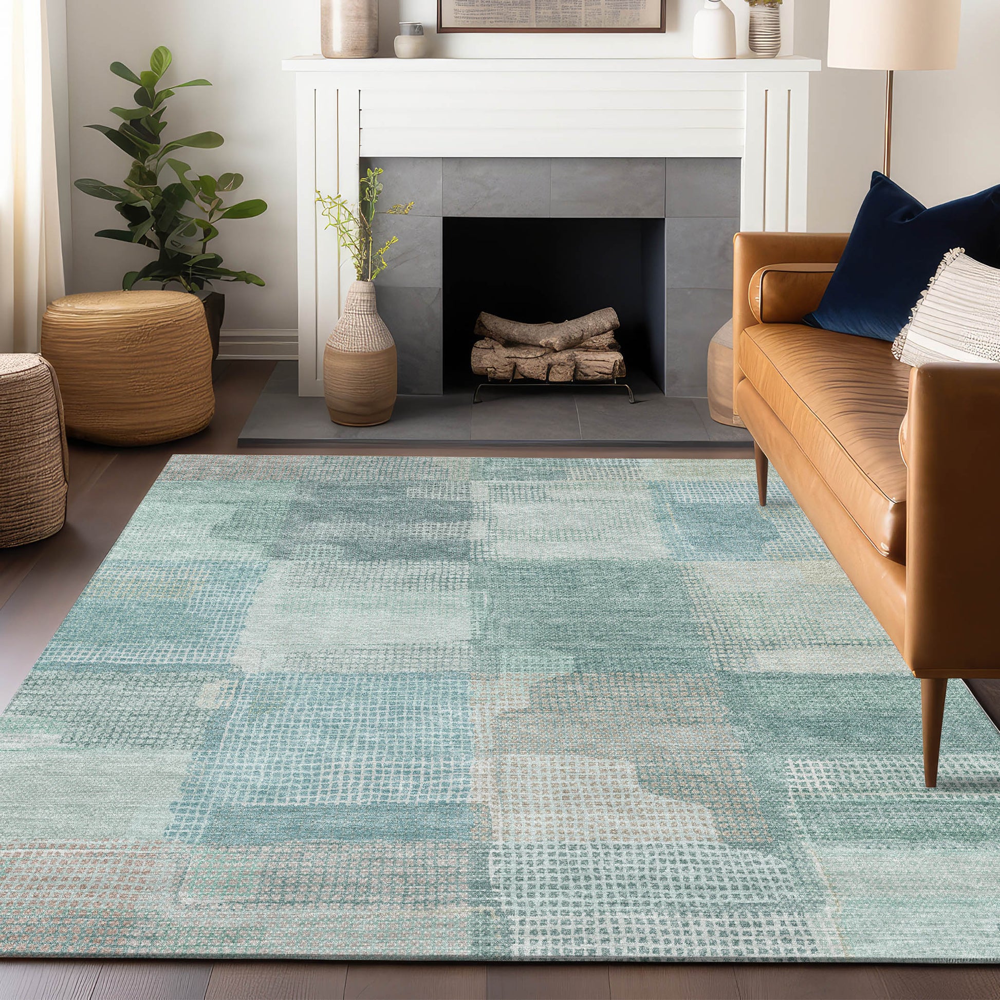 Dalyn Rugs Ravenna  Teal  Transitional