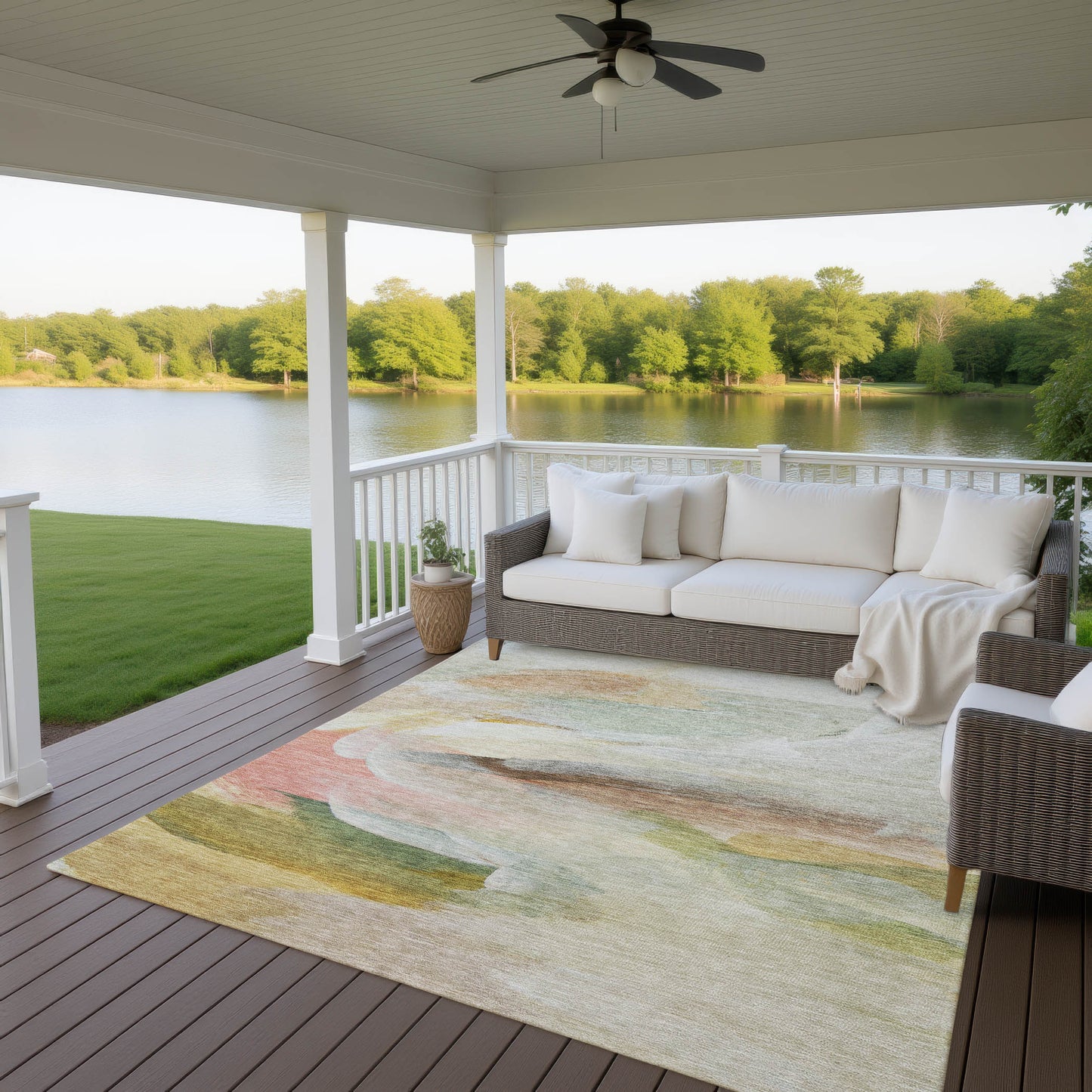Dalyn Rugs Ravenna  Linen  Transitional