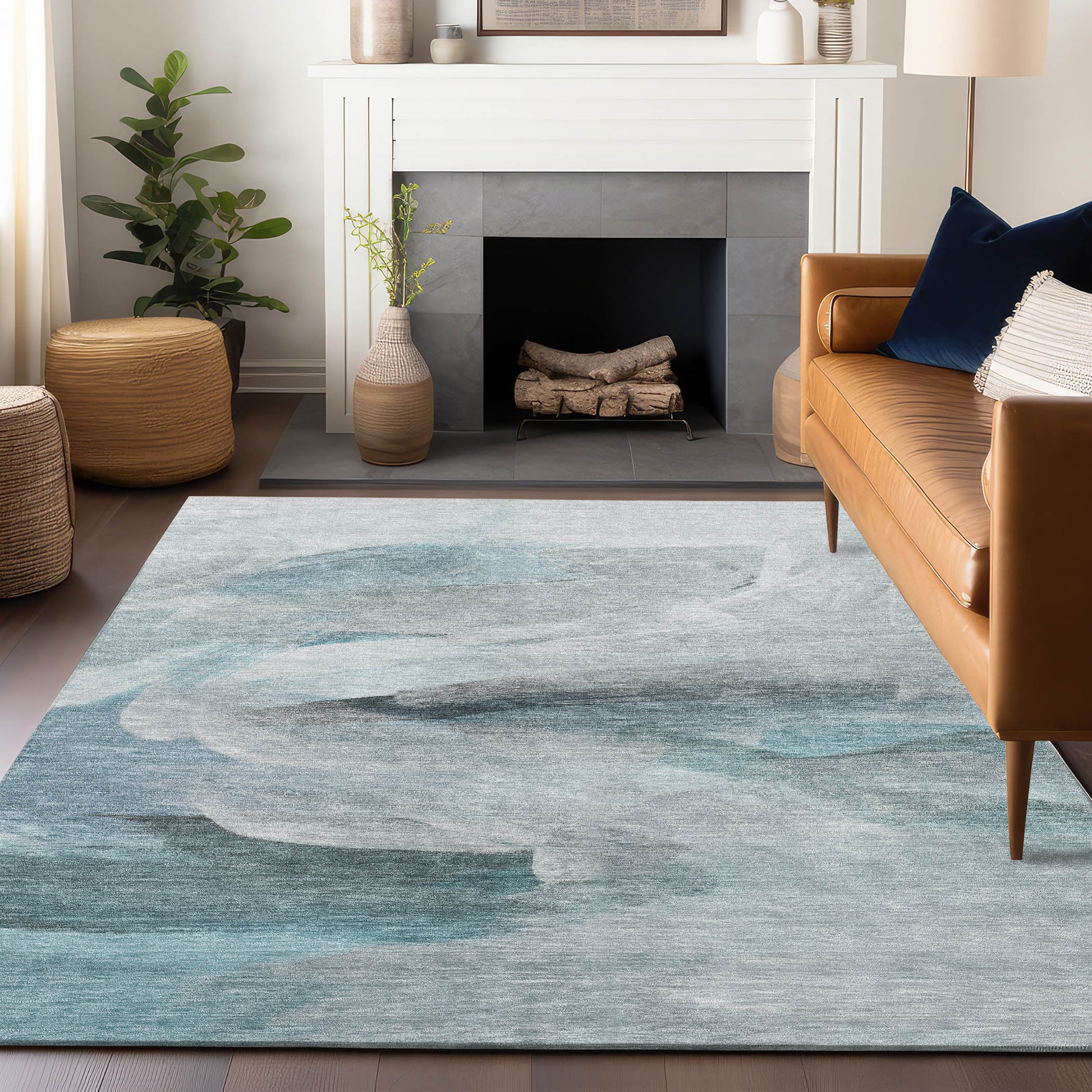 Dalyn Rugs Ravenna  Teal  Transitional