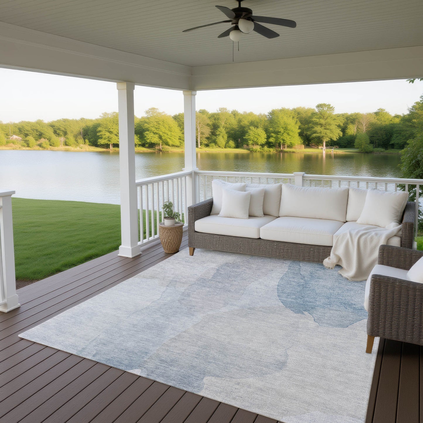 Dalyn Rugs Ravenna  Sky  Transitional