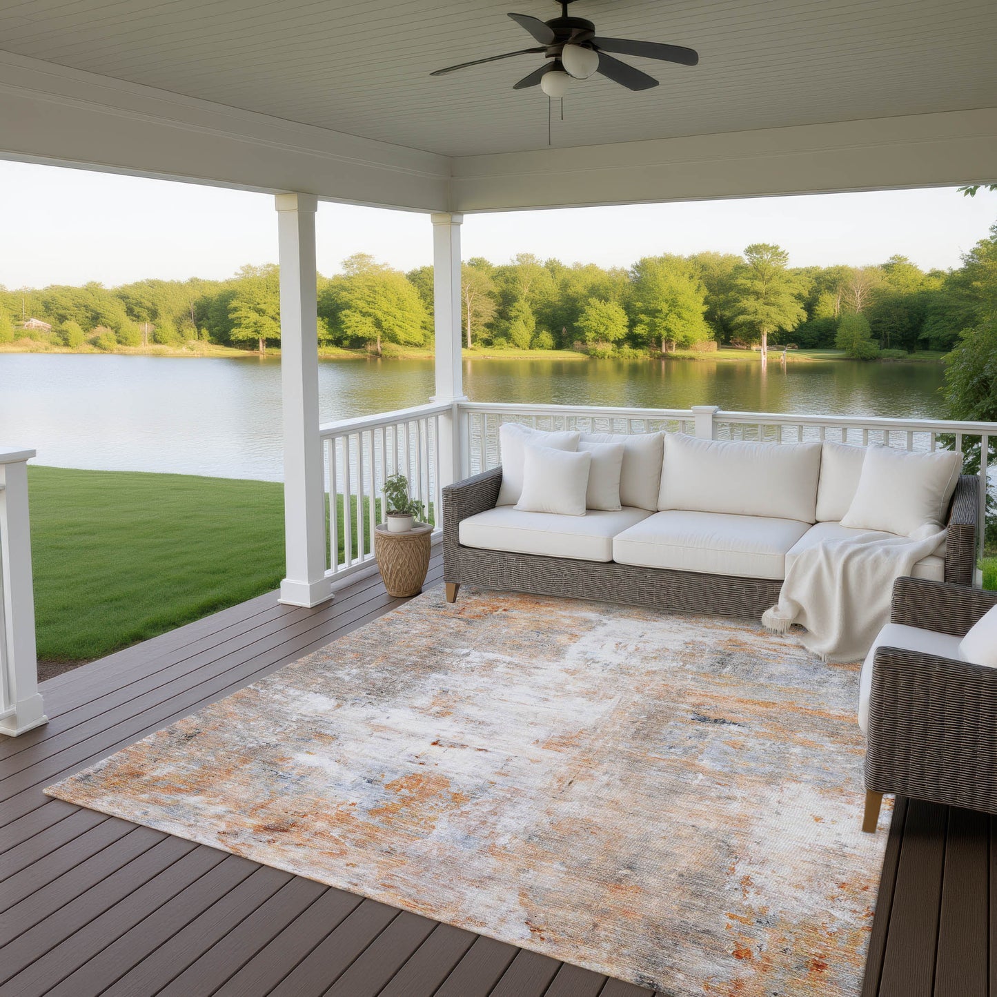 Dalyn Rugs Ravenna  Copper  Transitional