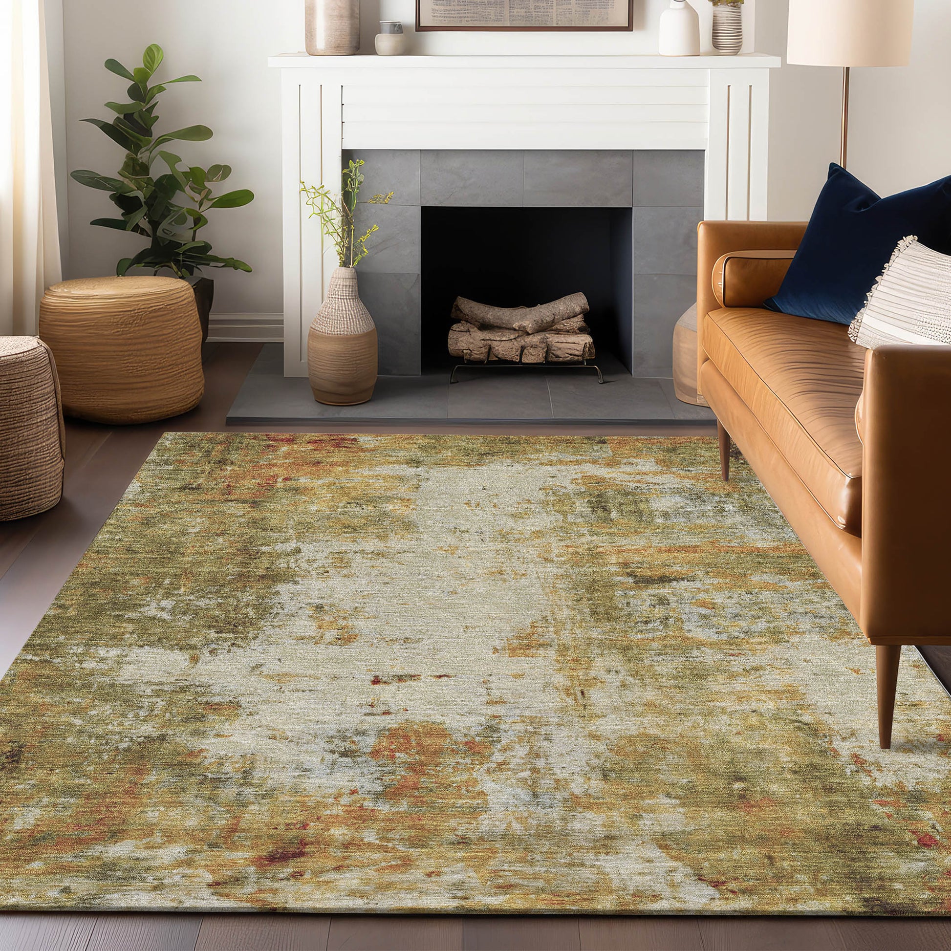 Dalyn Rugs Ravenna  Olive  Transitional