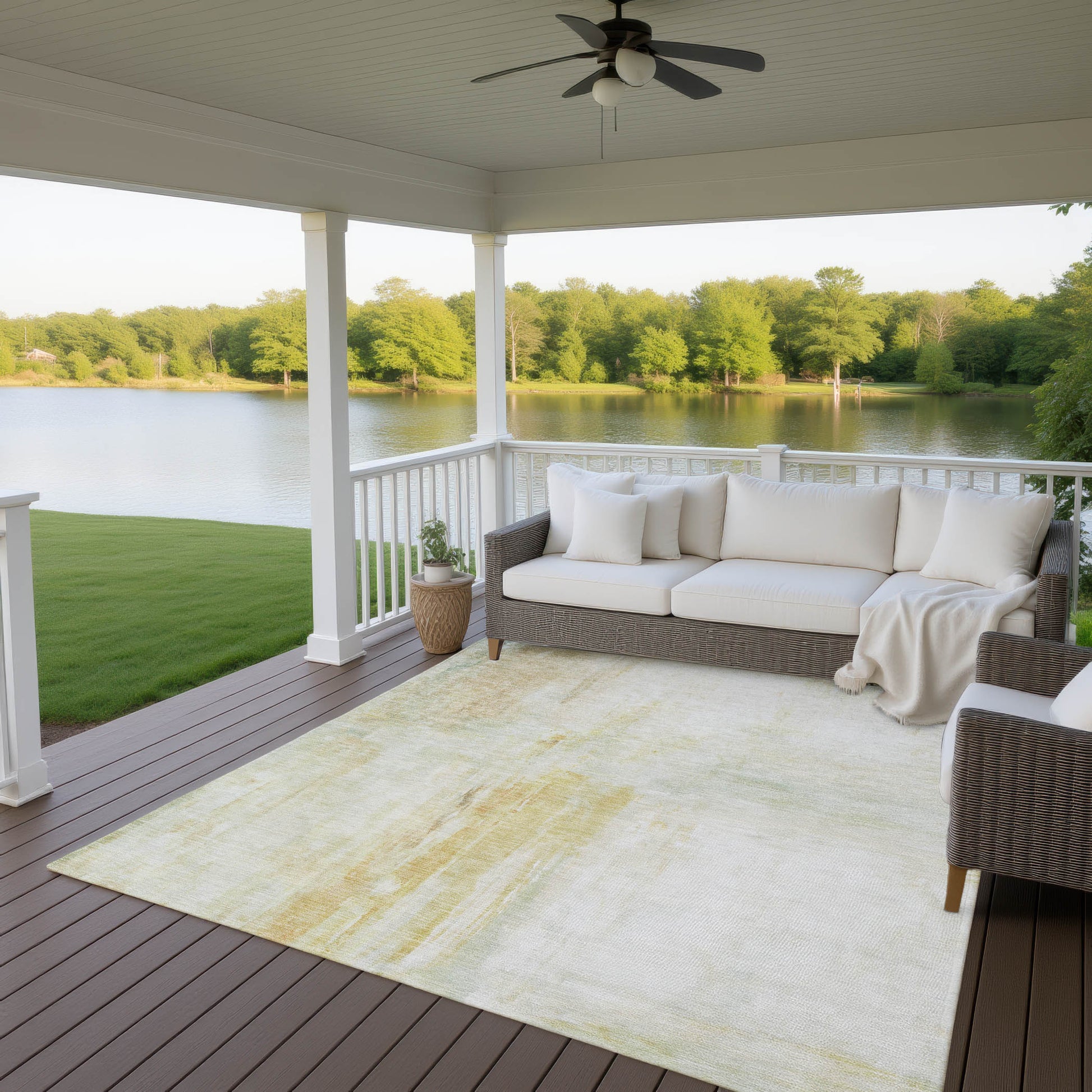 Dalyn Rugs Ravenna  Linen  Transitional