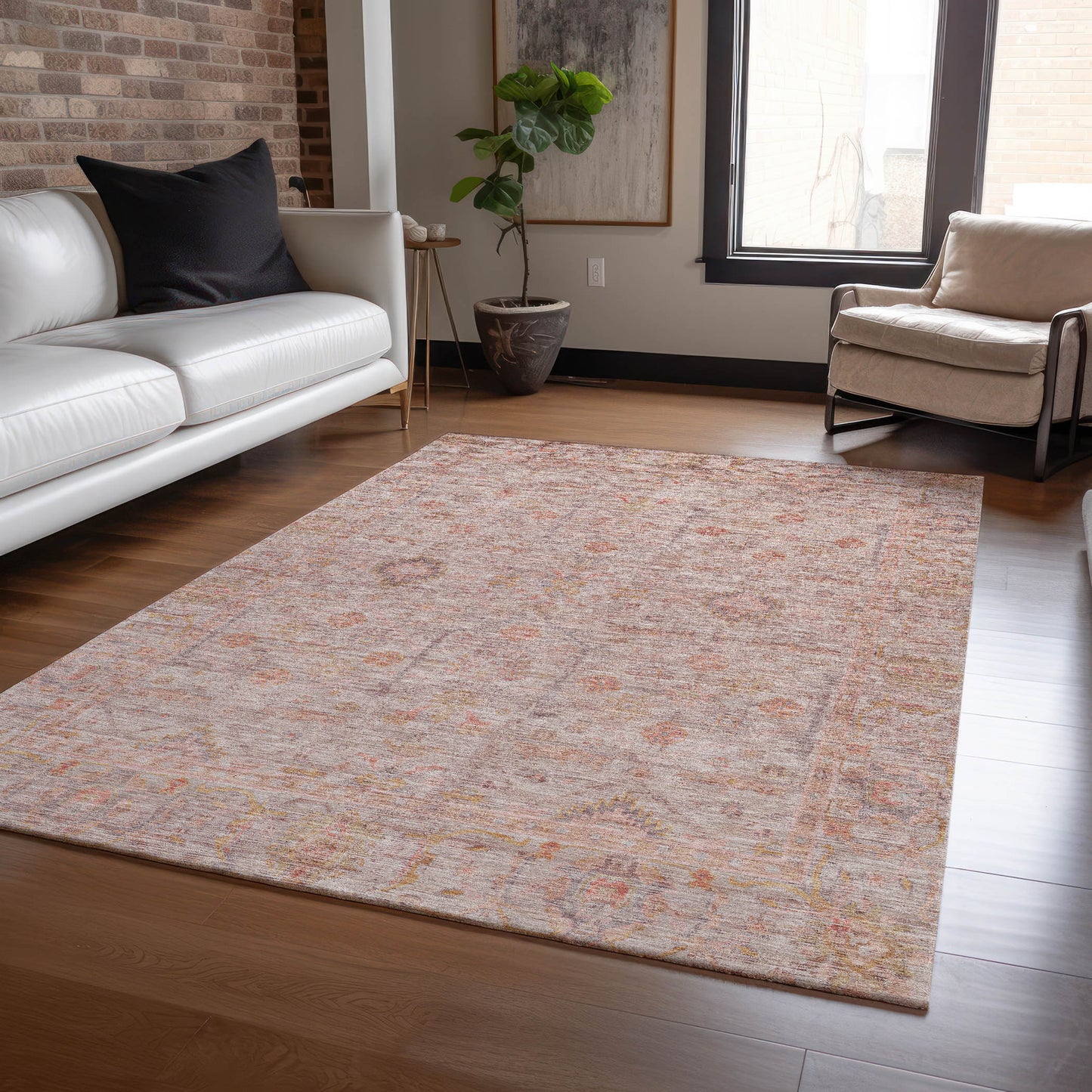 Dalyn Rugs Ravenna  Coral  Transitional