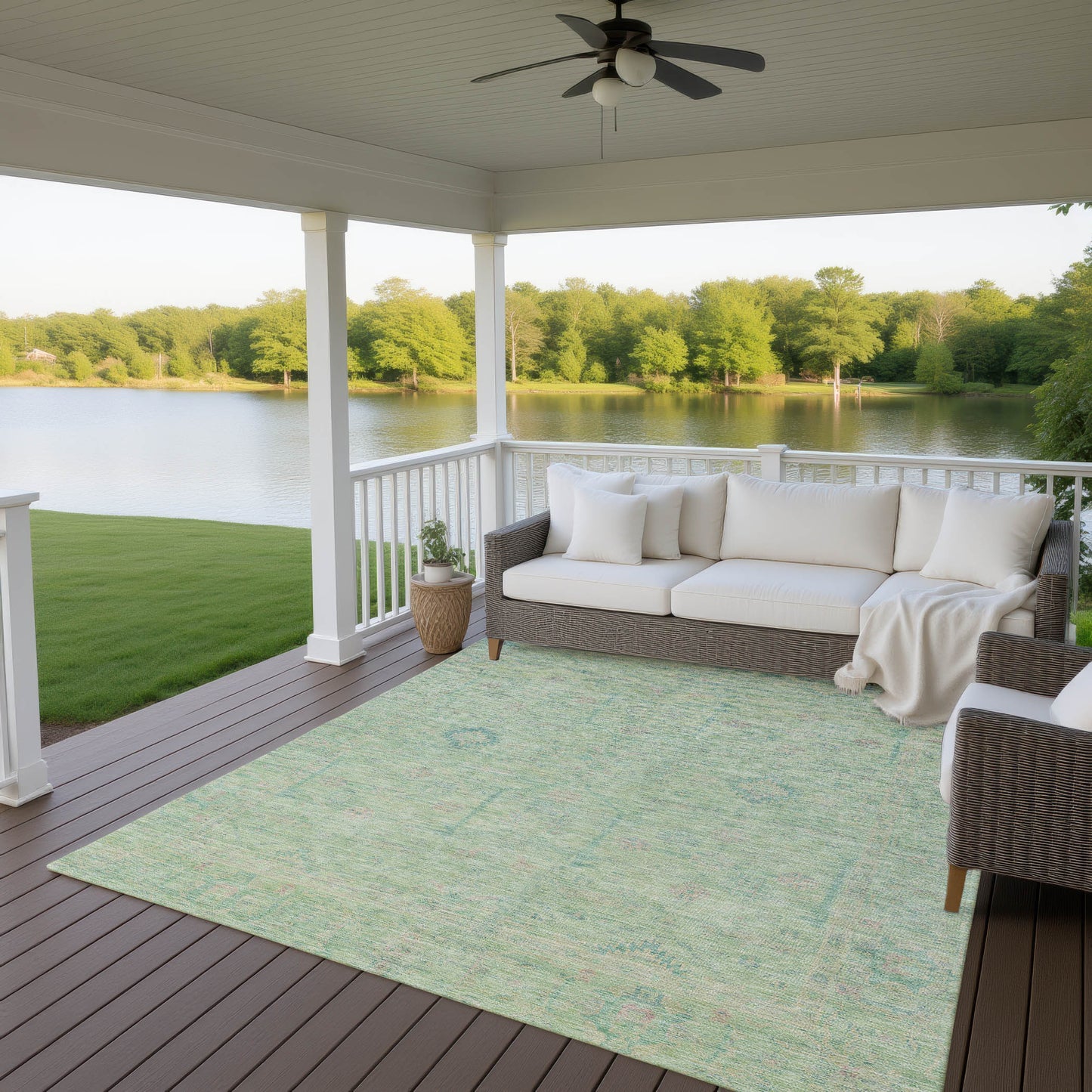 Dalyn Rugs Ravenna  Seafoam  Transitional