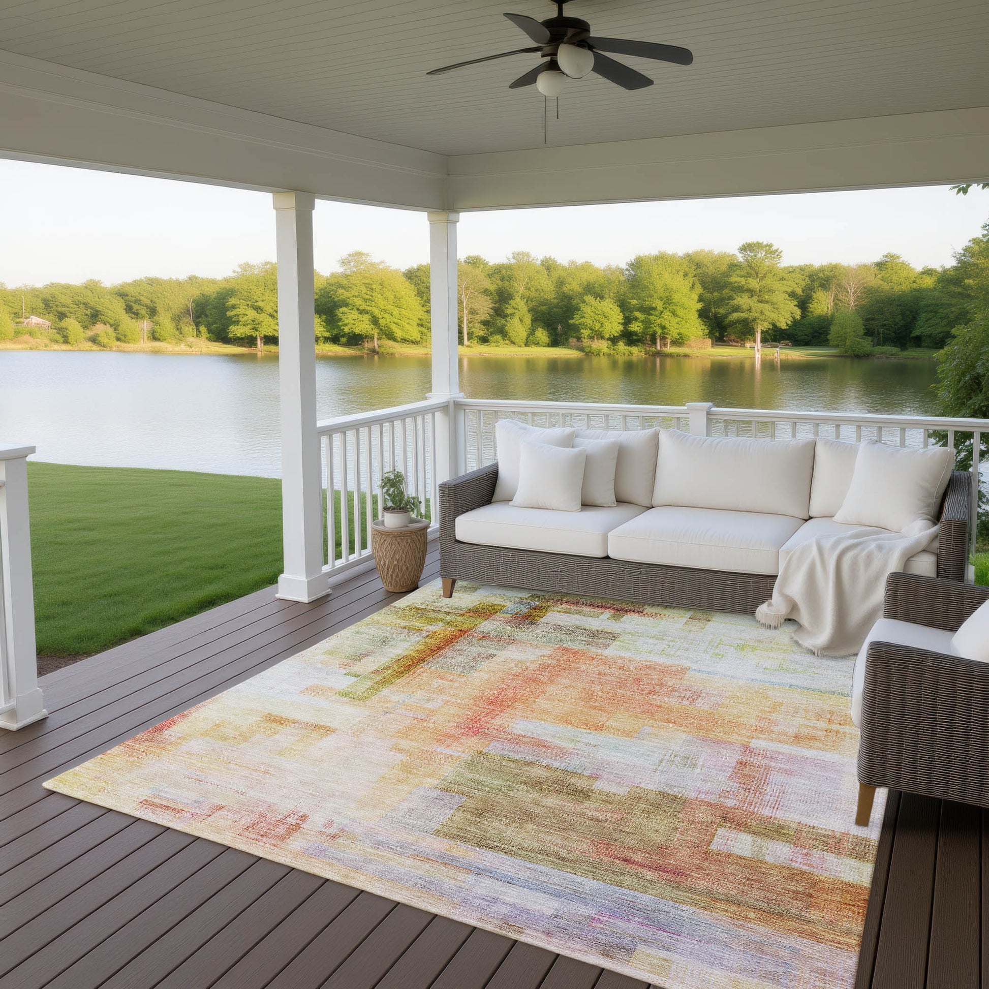 Dalyn Rugs Ravenna  Coral  Transitional
