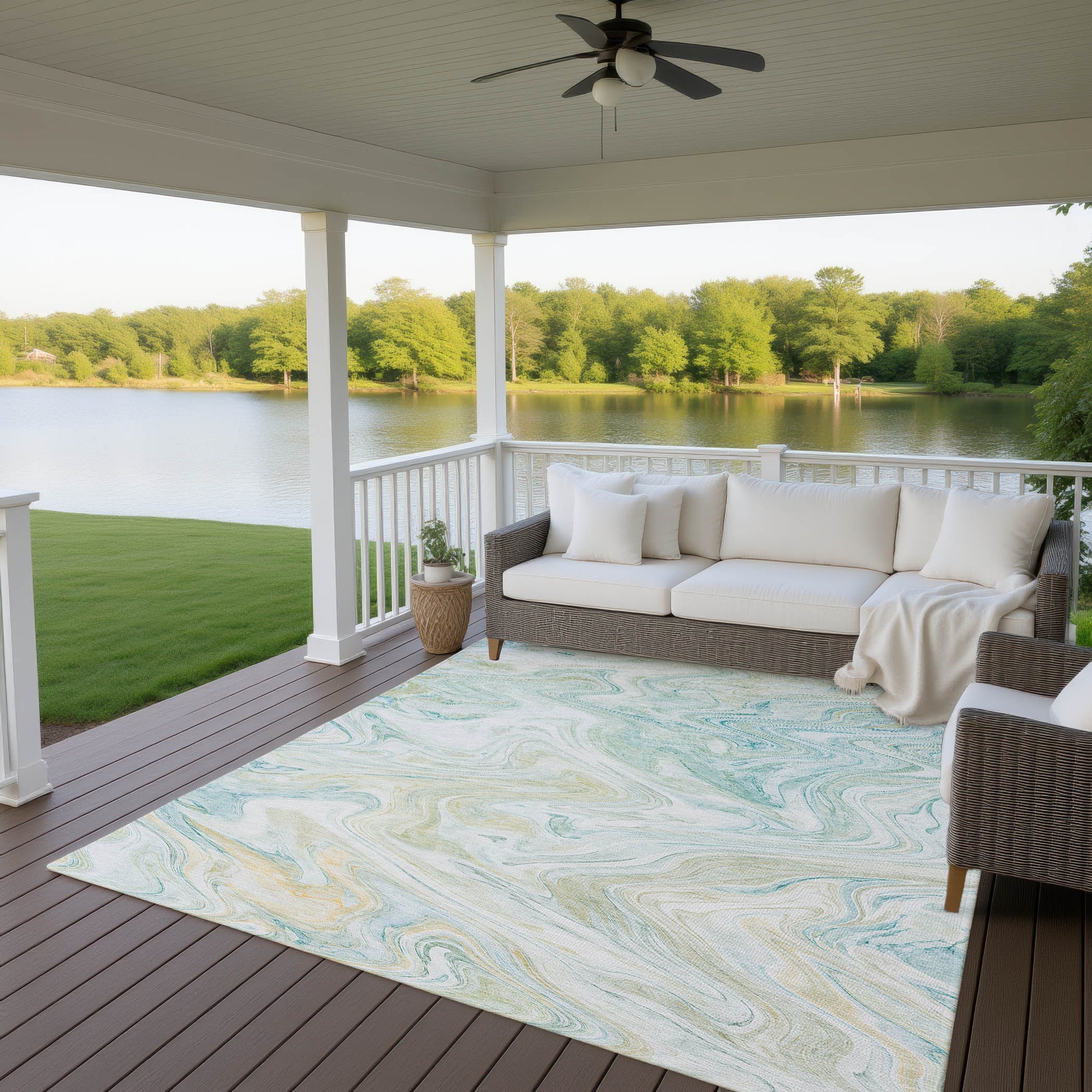 Dalyn Rugs Ravenna  Sky  Transitional