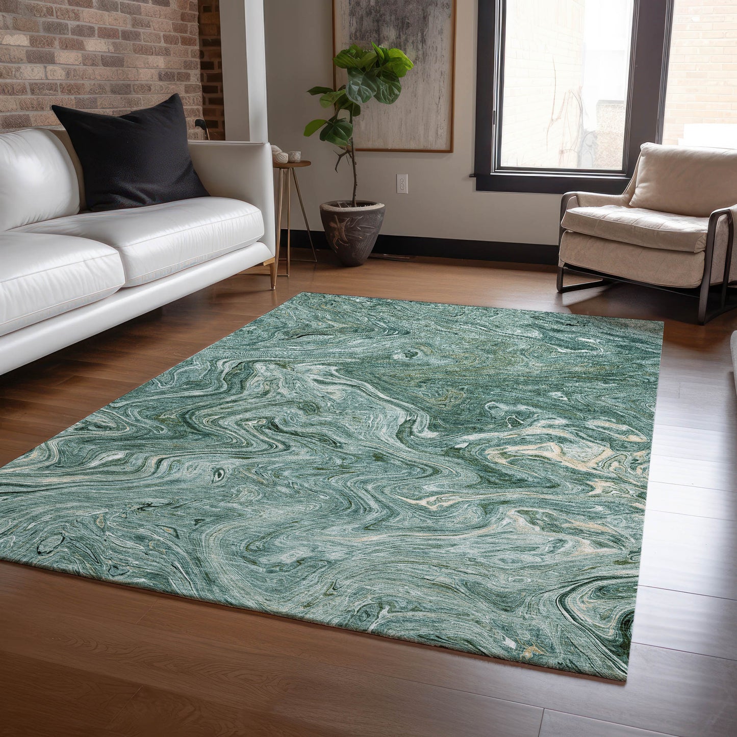 Dalyn Rugs Ravenna  Teal  Transitional