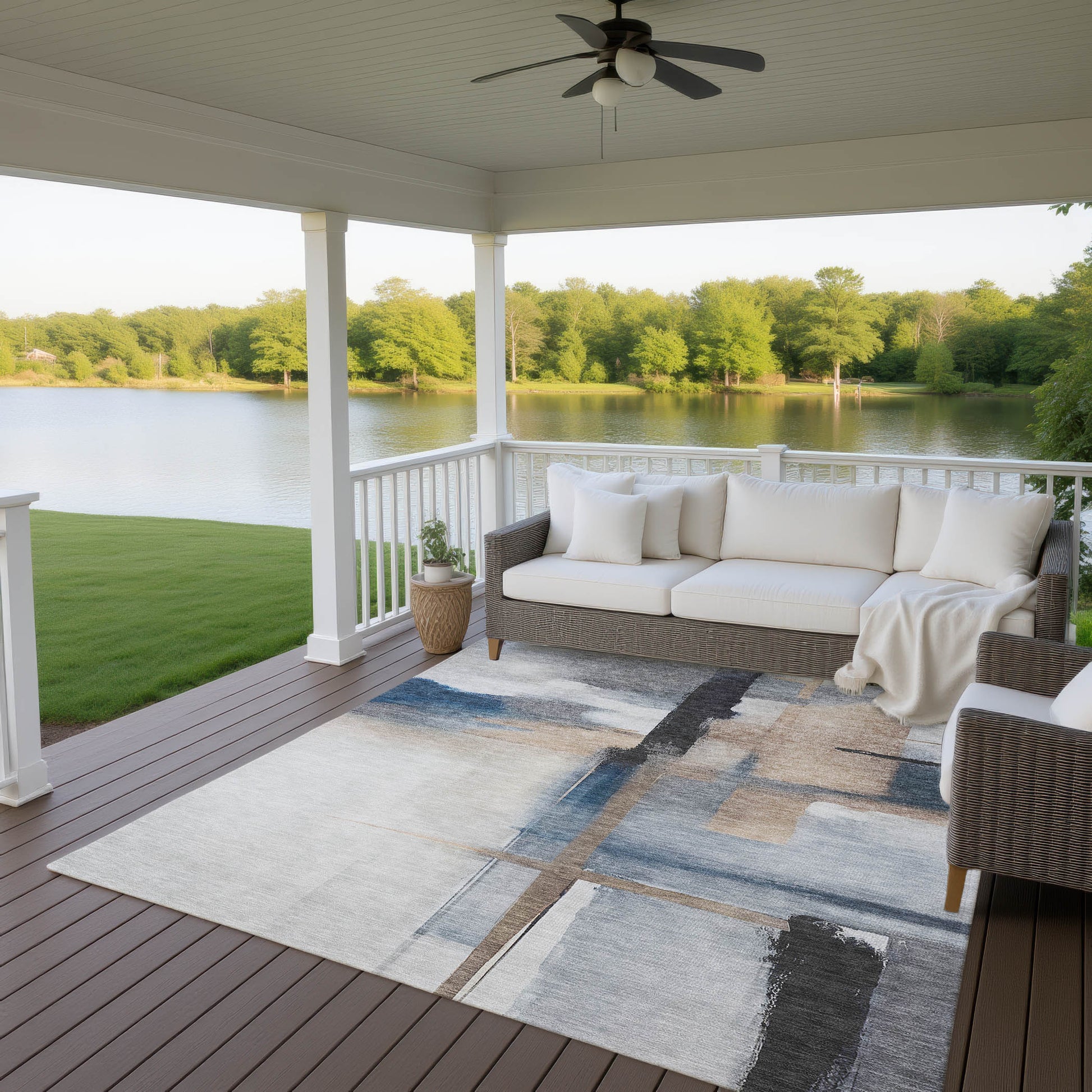 Dalyn Rugs Ravenna  Blue  Transitional