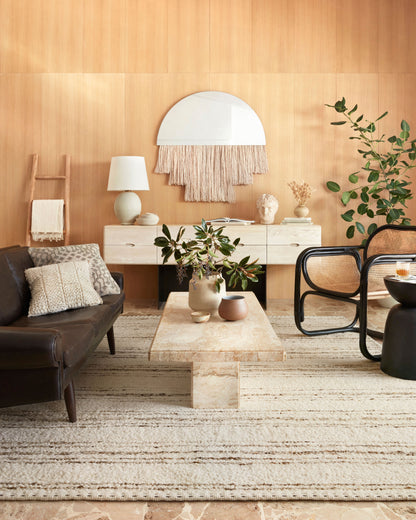 Loloi Roman  Ivory Pebble Contemporary