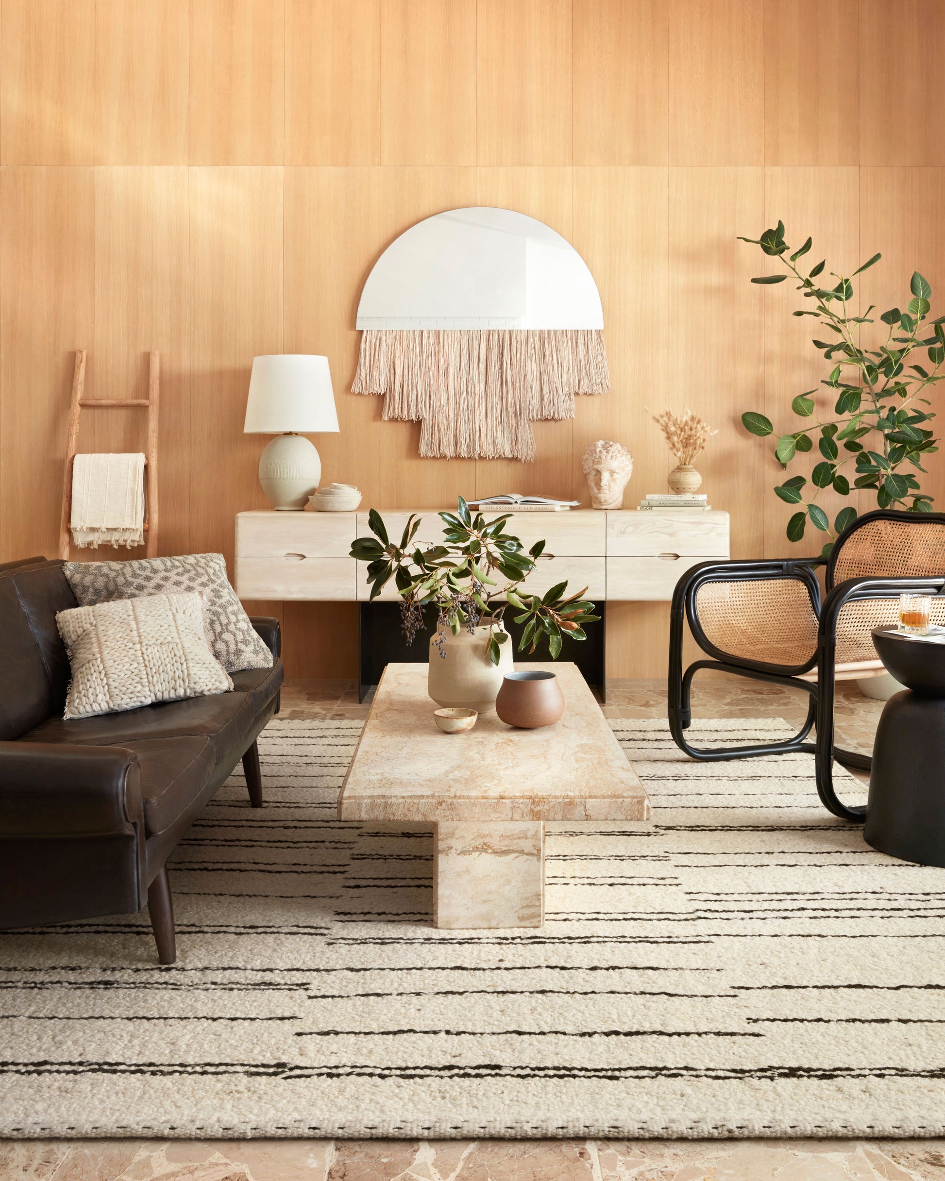 Loloi Roman  Natural Charcoal Contemporary