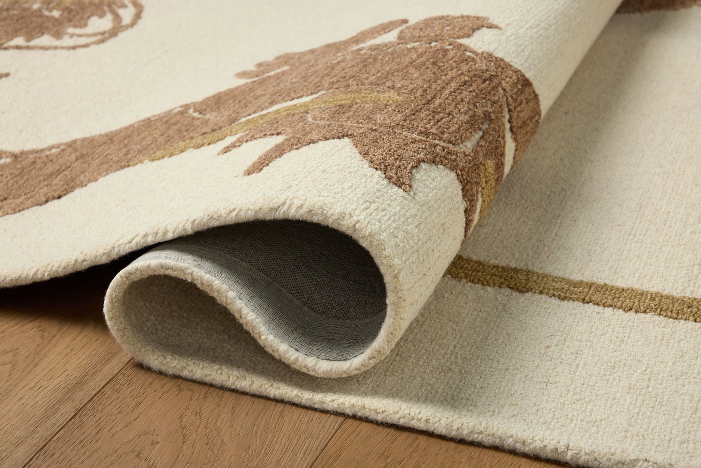 Brigette Romanek x Loloi Romi  Ivory Spice Contemporary