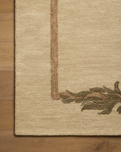 Brigette Romanek x Loloi Romi  Natural Olive Contemporary
