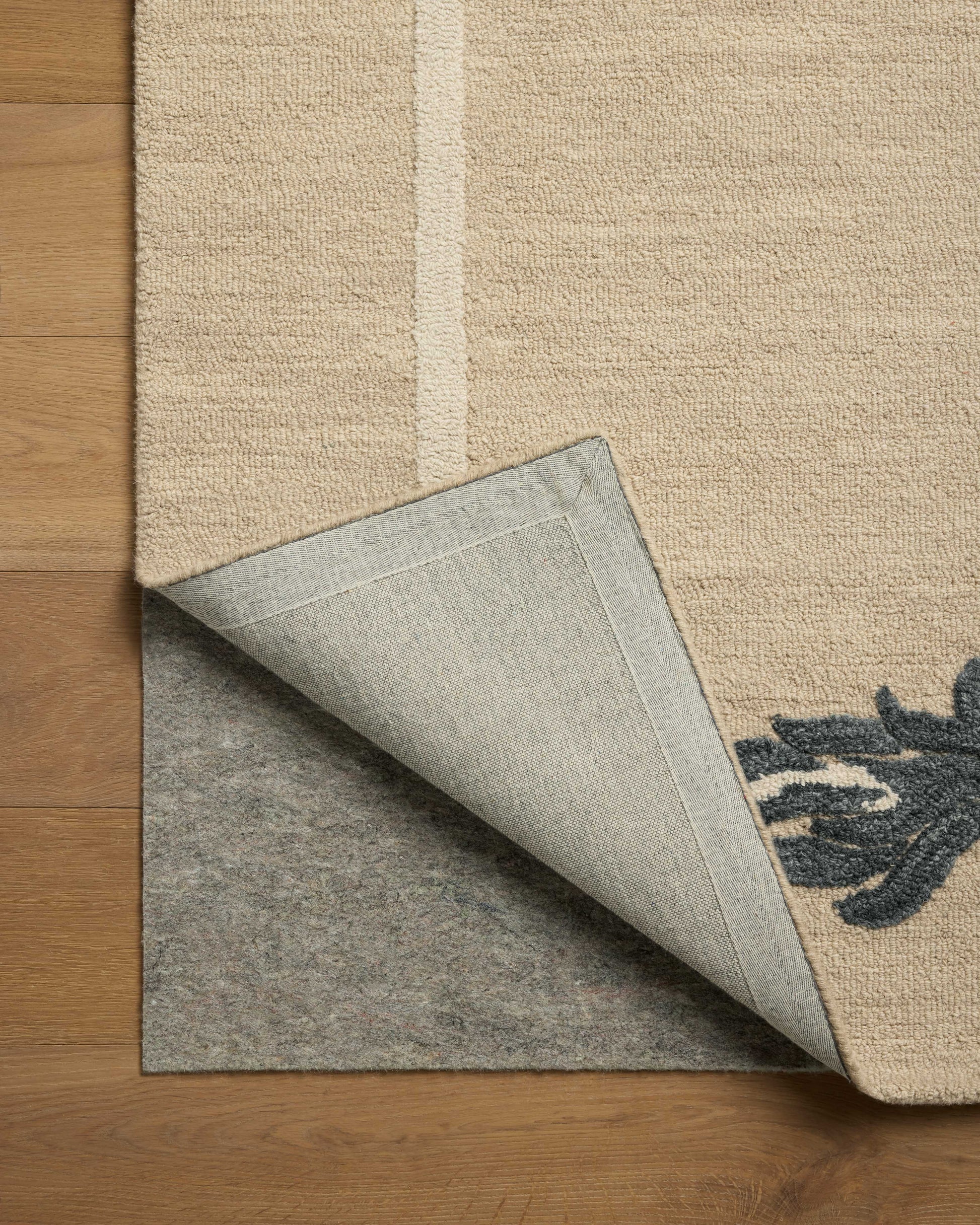 Brigette Romanek x Loloi Romi  Oatmeal Midnight Contemporary