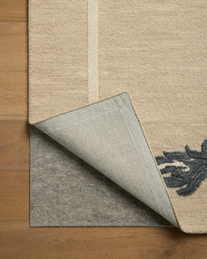 Brigette Romanek x Loloi Romi  Oatmeal Midnight Contemporary