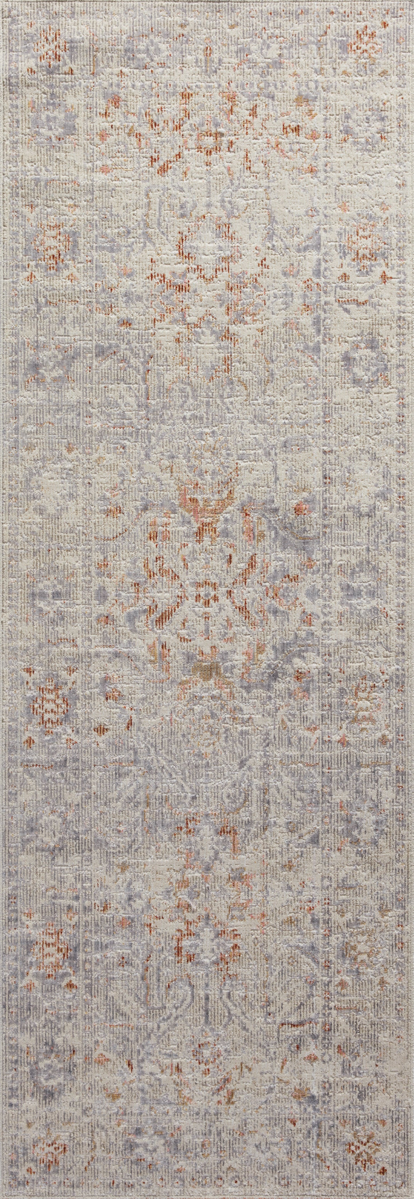 Chris Loves Julia x Loloi Rosemarie  Oatmeal Lavender Traditional