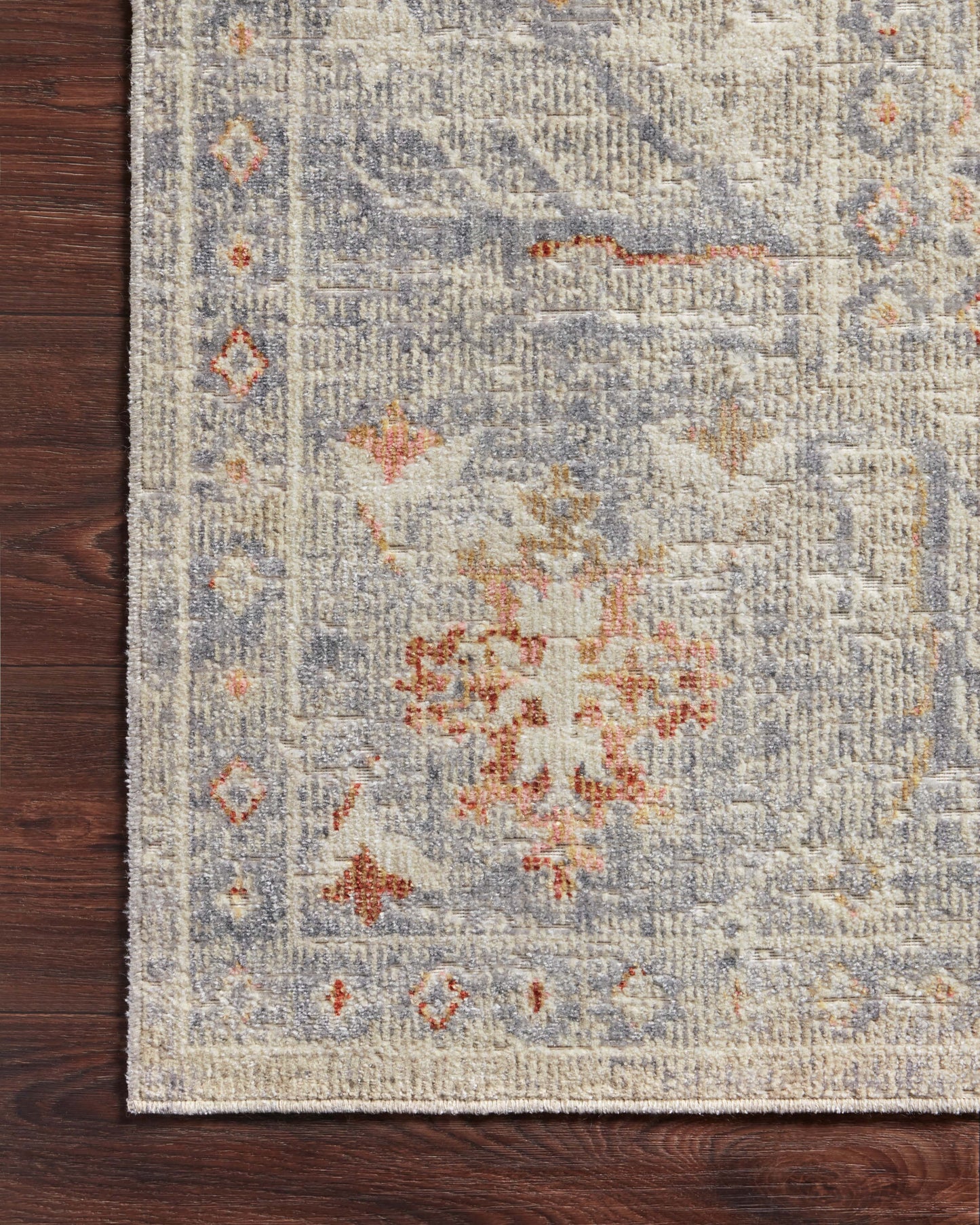 Chris Loves Julia x Loloi Rosemarie  Oatmeal Lavender Traditional