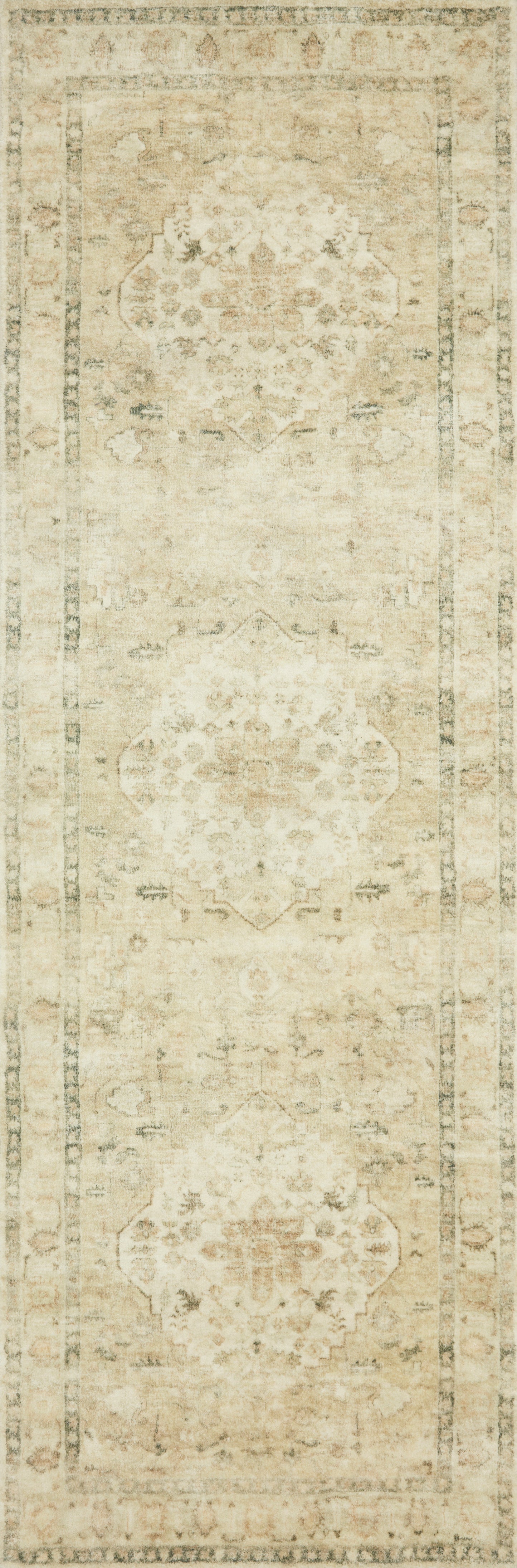 Loloi II Rosette  Sand Ivory Traditional