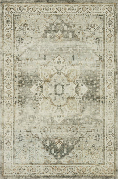 Loloi II Rosette  Sage Beige Traditional