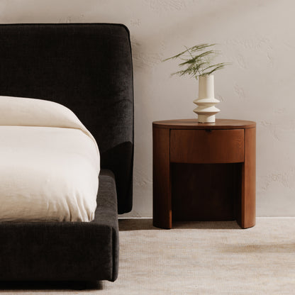 Moes Home Nightstands THEO Brown Scandinavian Furniture