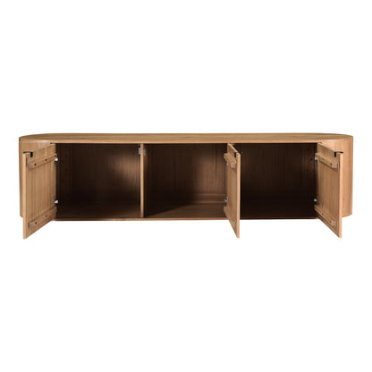 Moes Home Media Units Theo Natural Scandinavian Furniture