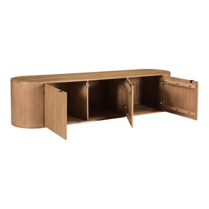 Moes Home Media Units Theo Natural Scandinavian Furniture