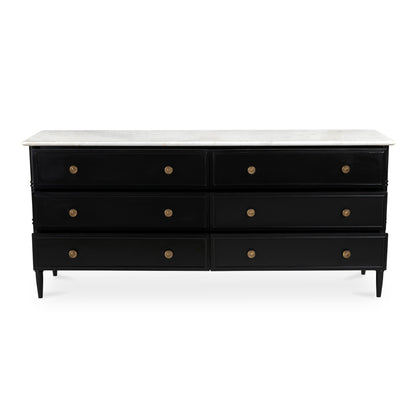 Moes Home Dressers ELEANOR Black Rustic Furniture Rug