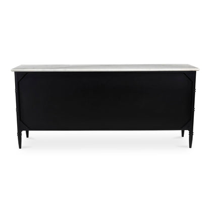 Moes Home Dressers ELEANOR Black Rustic Furniture Rug