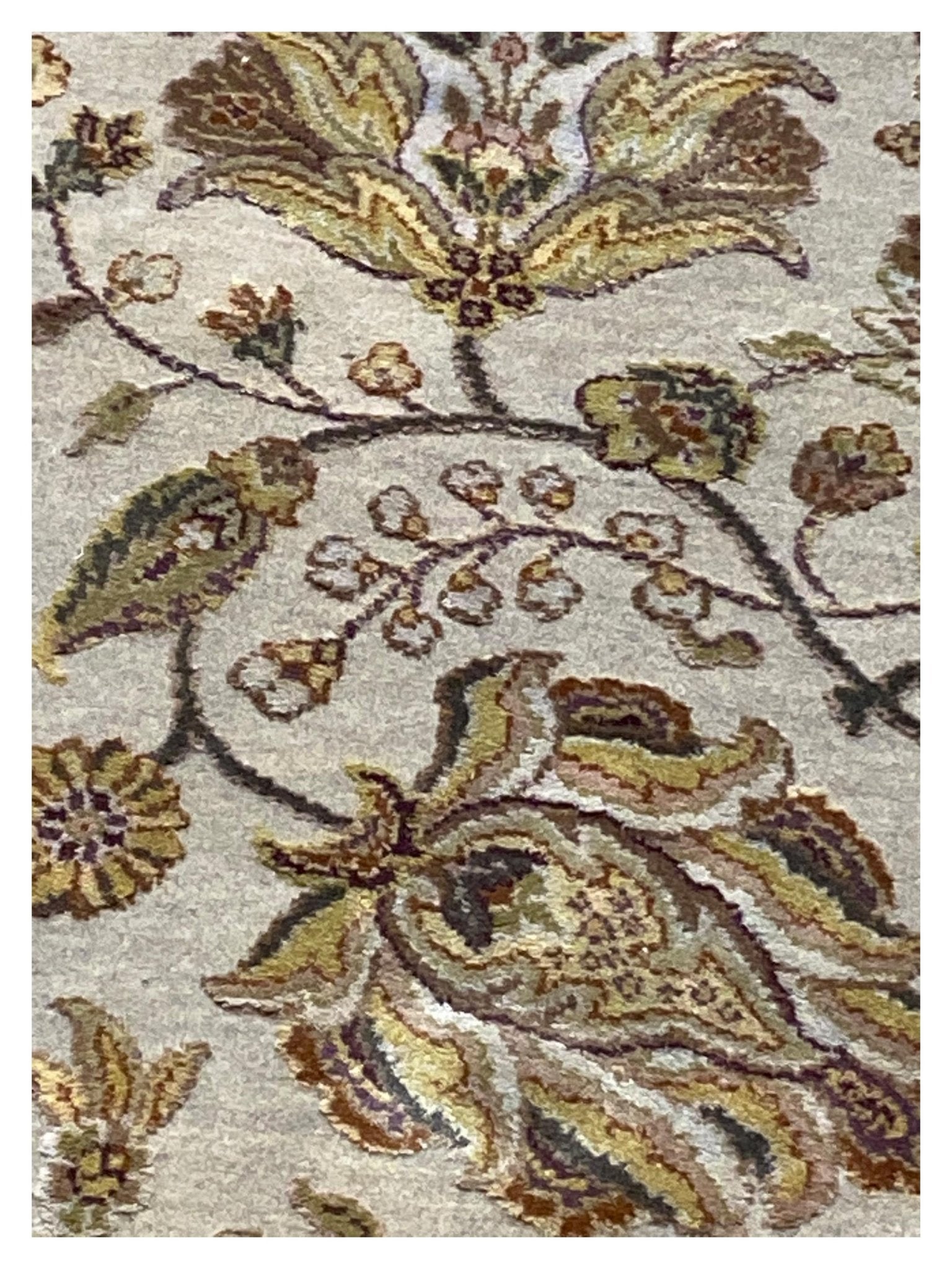 Artisan Rachel Lt.Blue Grey Ivory Traditional Knotted Rug - Rugs - Artisan - Atlanta Designer Rugs